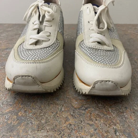 Le Silla Crystal Sneakers Shoes - Picture 3 of 10